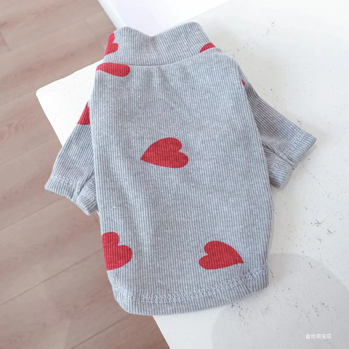 Love Printed Dog And Cat Casual Comfortable Shirt