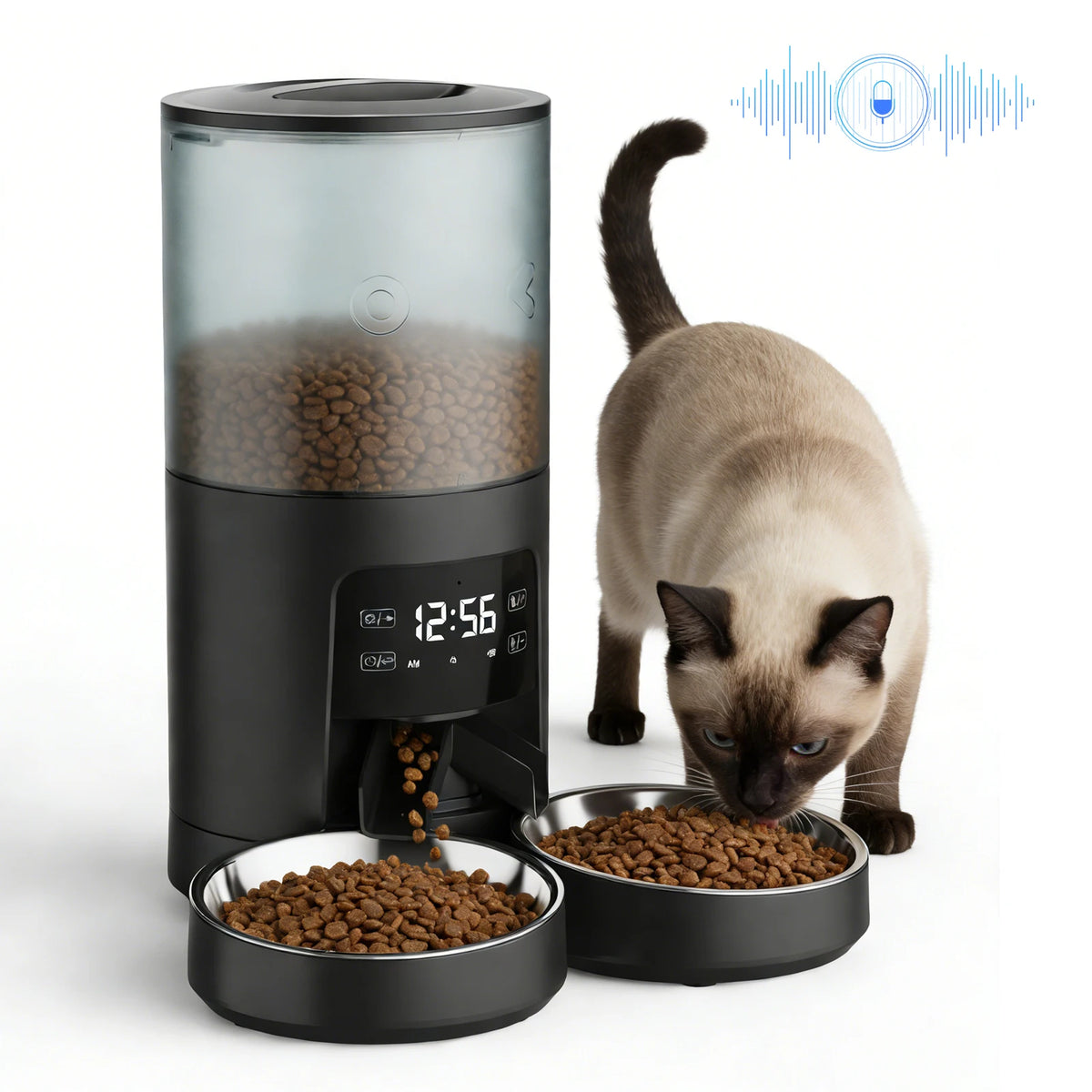 JHK Automatic Cat And Dog Food Dispenser With Timer