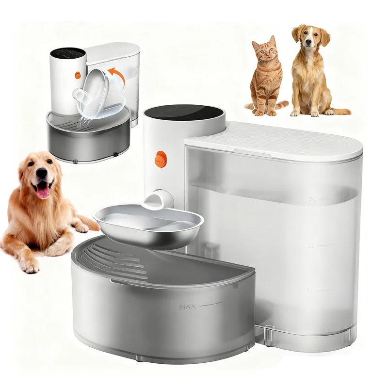 Booteely Stainless Steel Automatic Pet Water Bowl