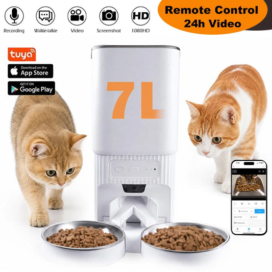 Nityers Smart Automatic Pet Feeder With Wifi Camera