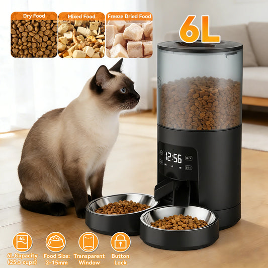 JHK Automatic Cat And Dog Food Dispenser With Timer