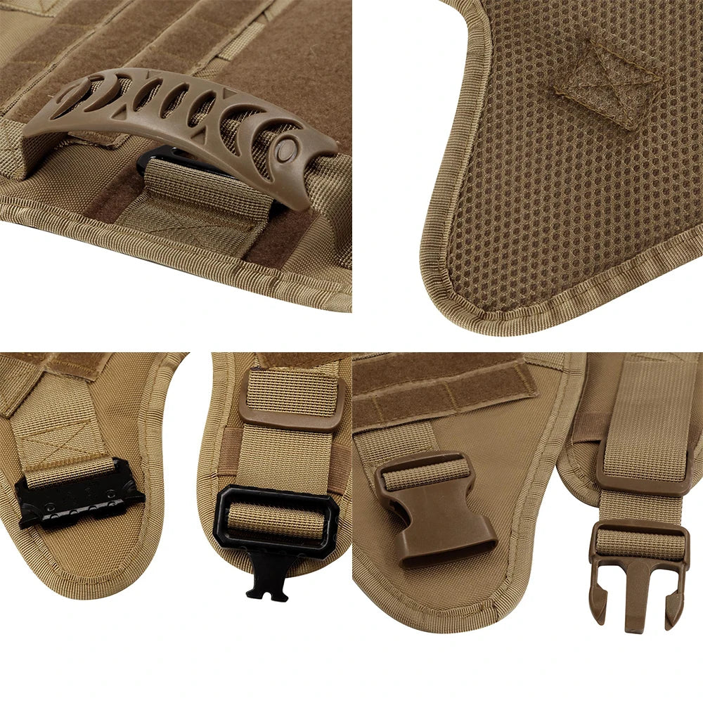 Petavel Padded Nylon Dog Harness And Leash Set