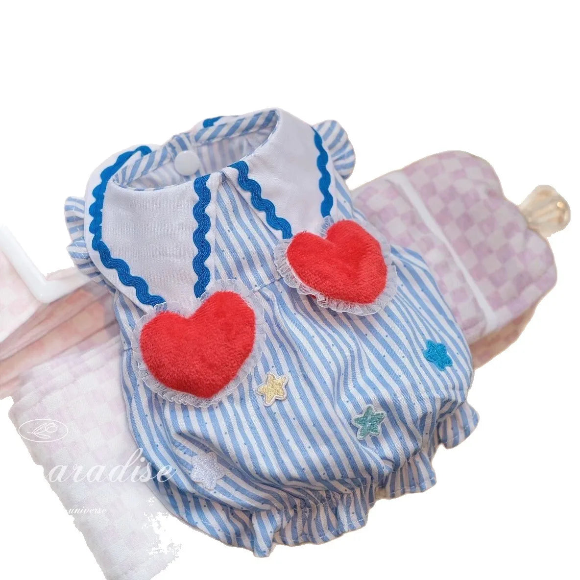 Bubble Princess Striped Dress For Dogs And Cats