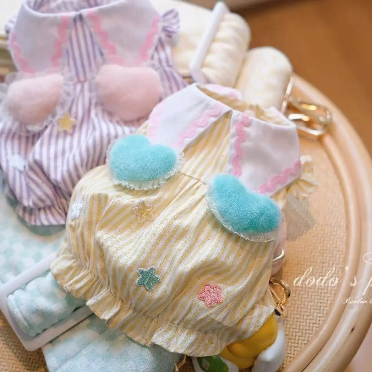 Bubble Princess Striped Dress For Dogs And Cats