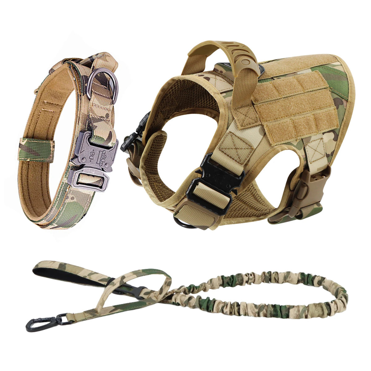 Petavel Padded Nylon Dog Harness And Leash Set