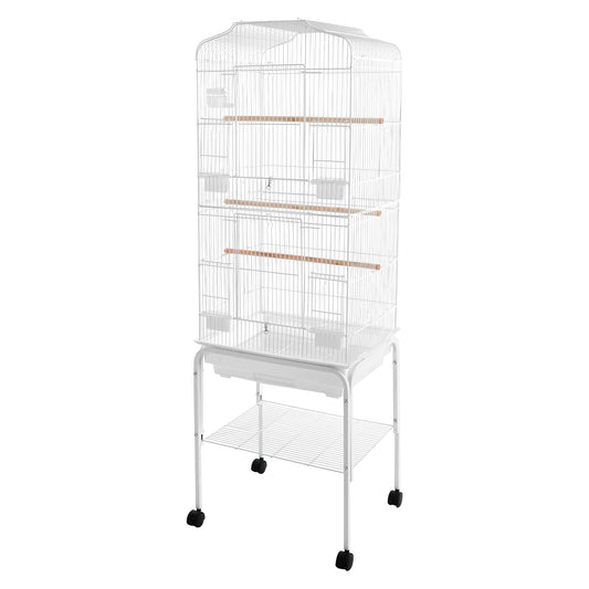 Bird Cage With Stand And Wheels For Pet Birds