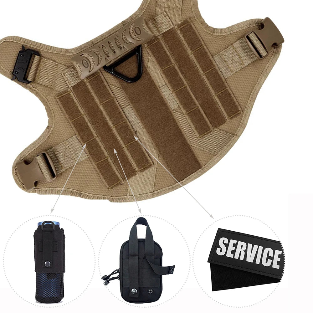 Petavel Padded Nylon Dog Harness And Leash Set