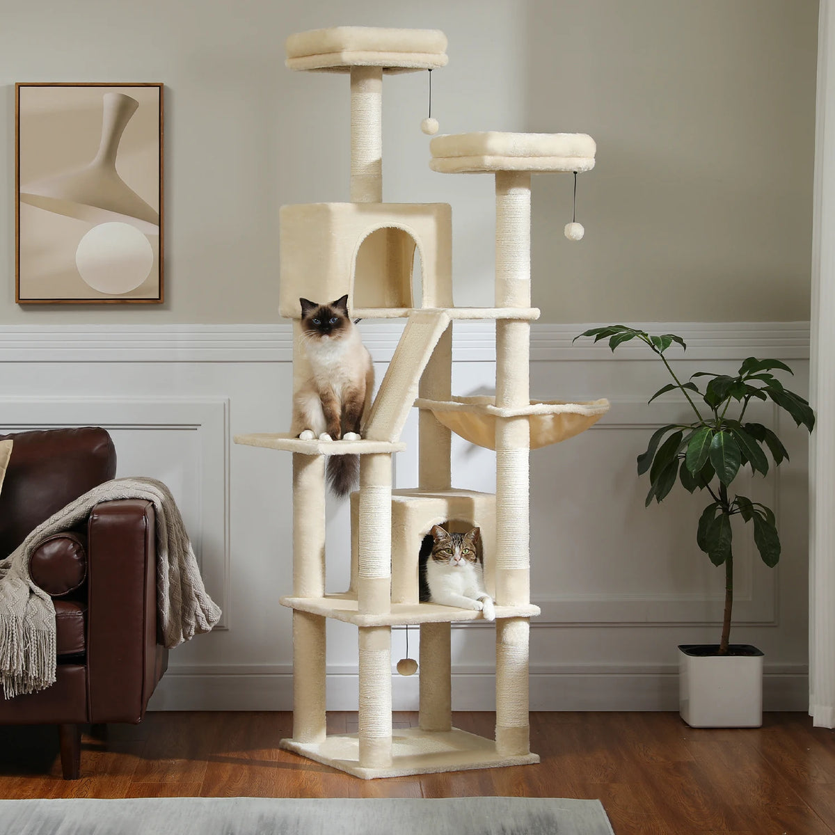 Pawz Road Multi Level Cat Tree With Scratching Posts