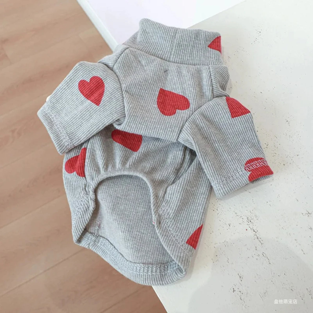 Love Printed Dog And Cat Casual Comfortable Shirt