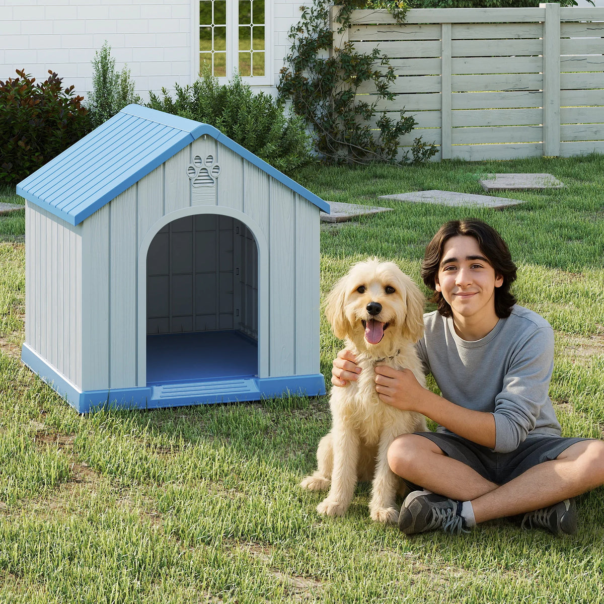 Weatherproof Plastic Dog House For Dogs