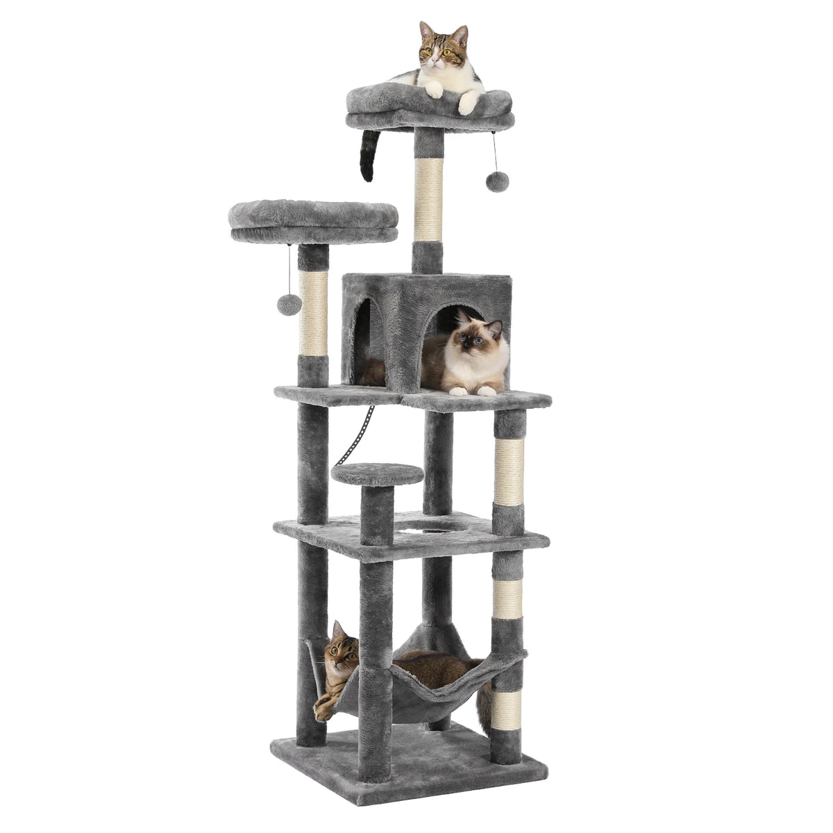 Pawz Road Multi Level Cat Tree With Scratching Posts