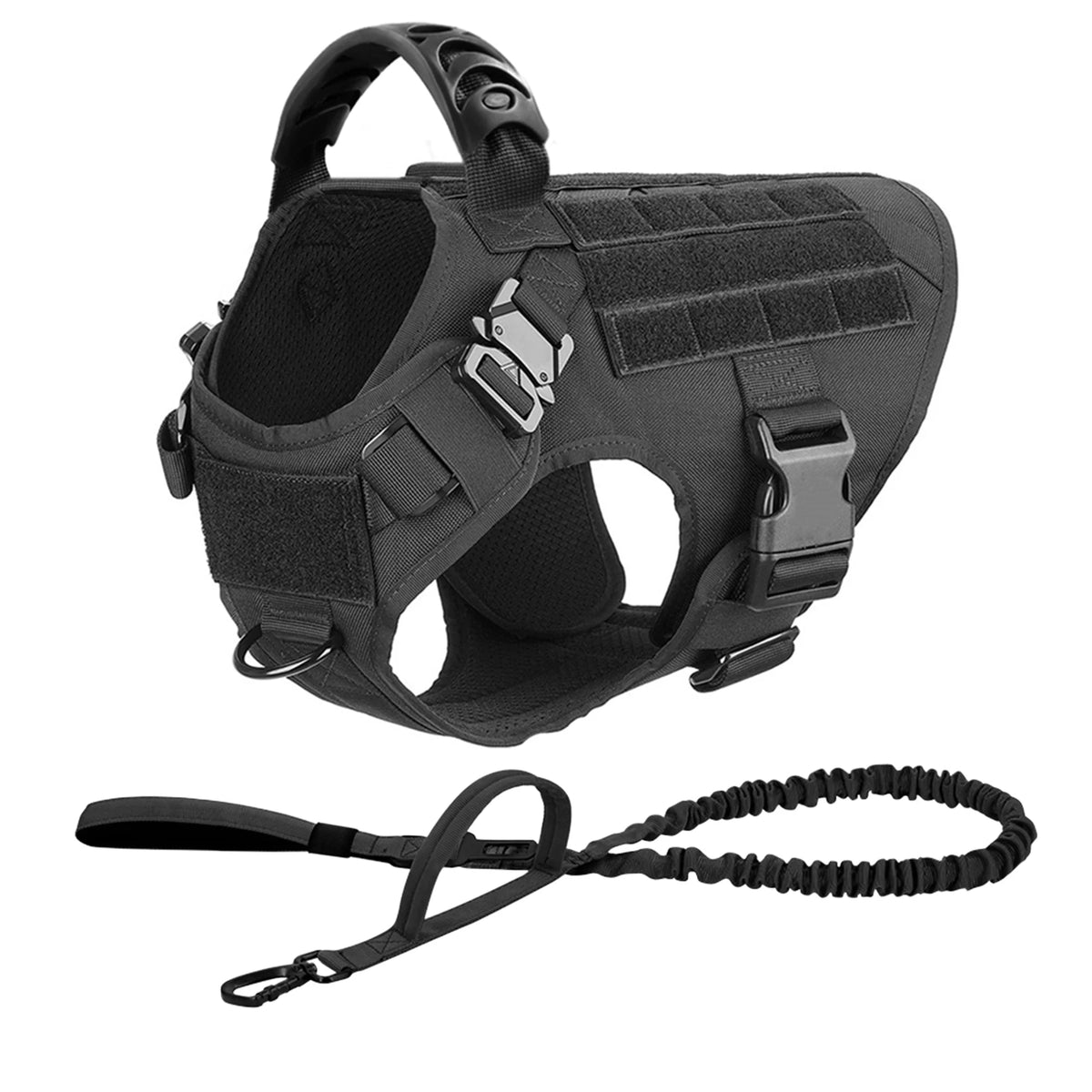 Petavel Padded Nylon Dog Harness And Leash Set