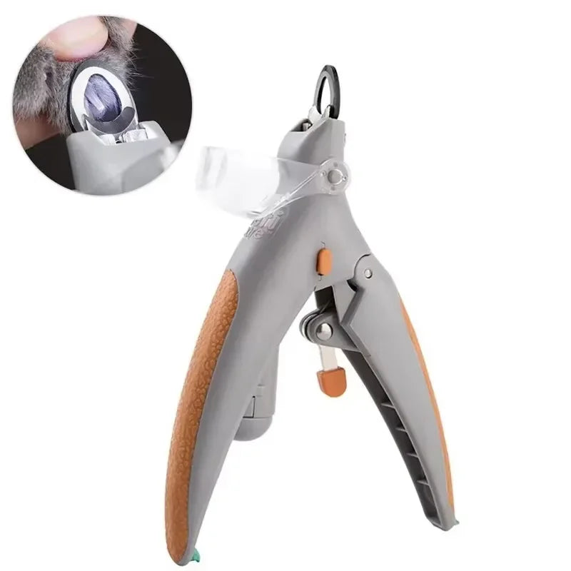 LED Pet Nail Clipper With Amplifier For Dogs And Cats