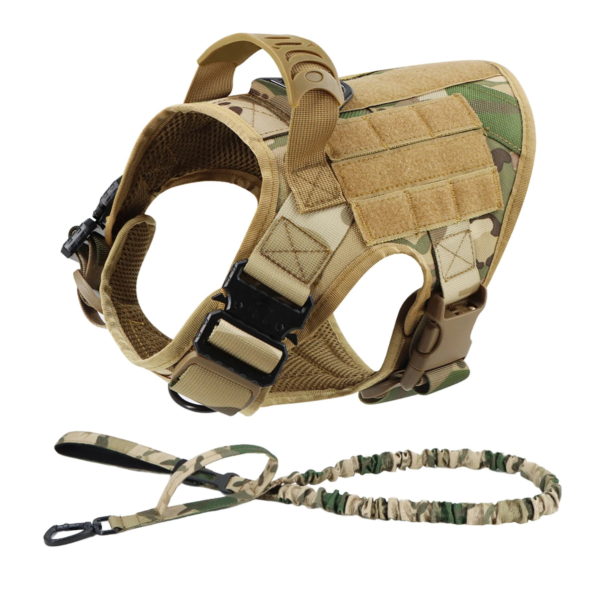 Petavel Padded Nylon Dog Harness And Leash Set
