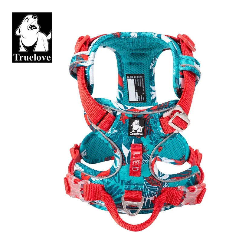 Truelove Reflective Nylon No Pull Dog Harness