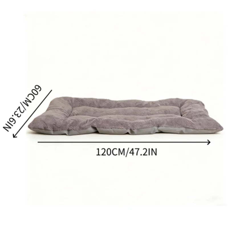 Plush Fuzzy Dog Bed Mat For Crates And Travel