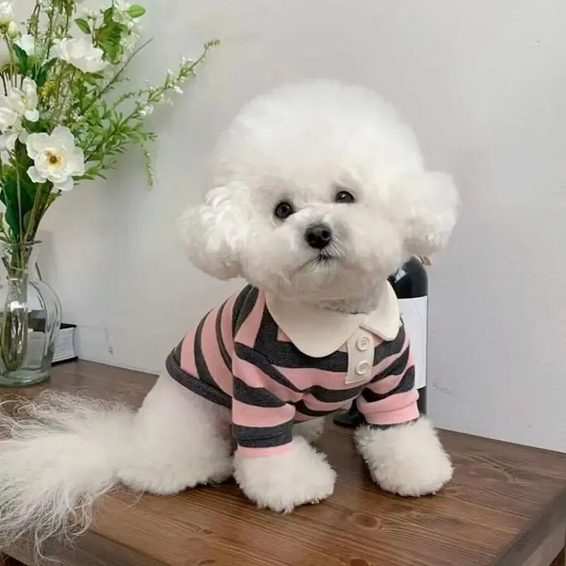 Summer Cotton Dog Cooling Polo Shirt