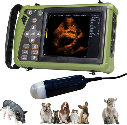 DAWEI Portable Veterinary Ultrasound Scanner With Probe