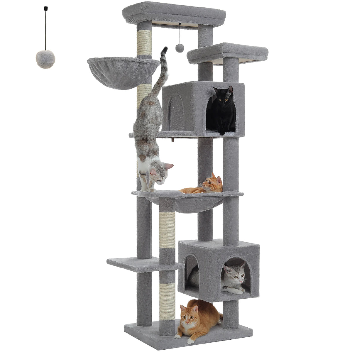 Pawz Road Multi Level Cat Tree With Scratching Posts