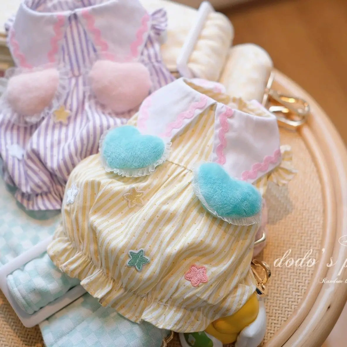 Bubble Princess Striped Dress For Dogs And Cats