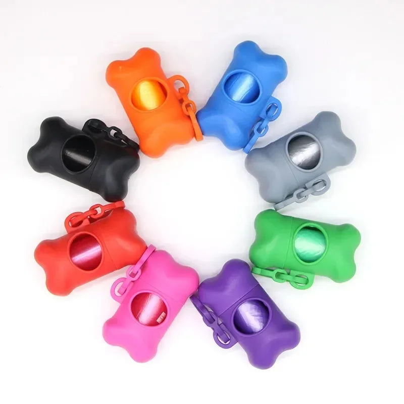 Bone Shaped Pet Waste Bag Dispenser Sling Holder