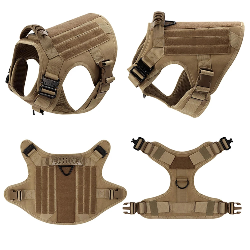 Petavel Padded Nylon Dog Harness And Leash Set