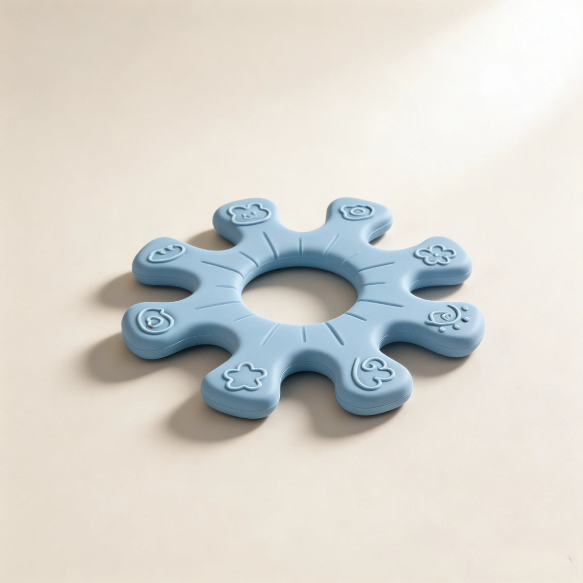 Interactive Silicone Flywheel Dog Toy