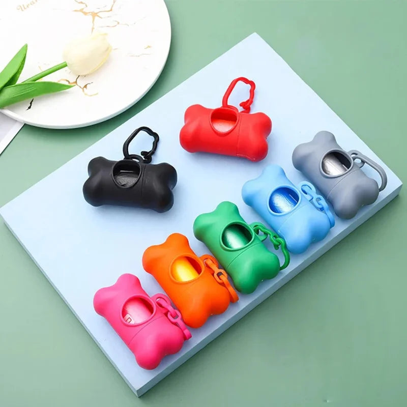 Bone Shaped Pet Waste Bag Dispenser Sling Holder