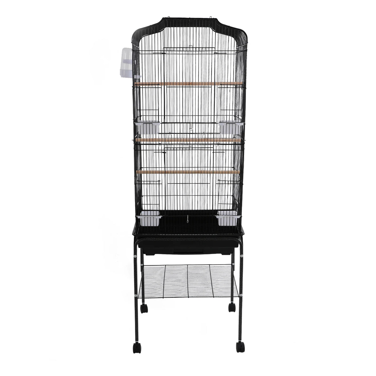 Spacious Bird Flight Cage With Locking Door And Wheels