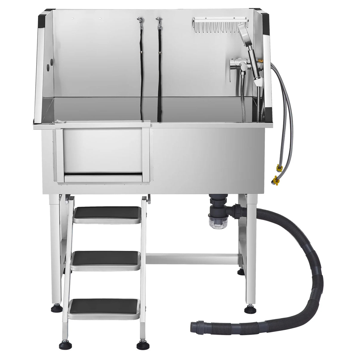 Stainless Steel Dog Grooming Station With Faucet