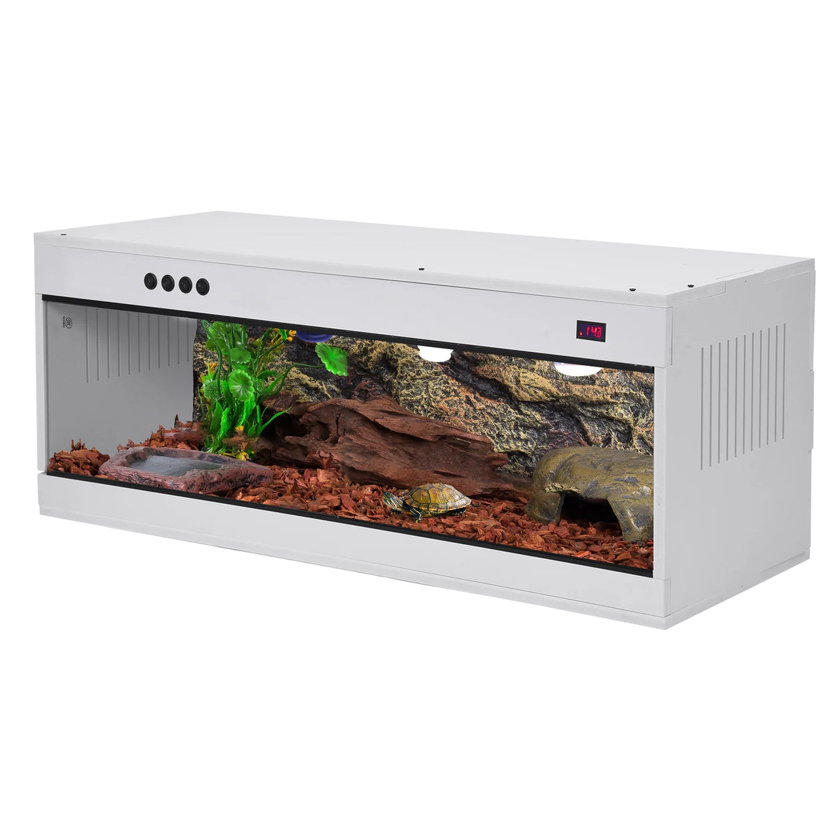 Tempered Glass Stackable Reptile Terrarium Enclosure