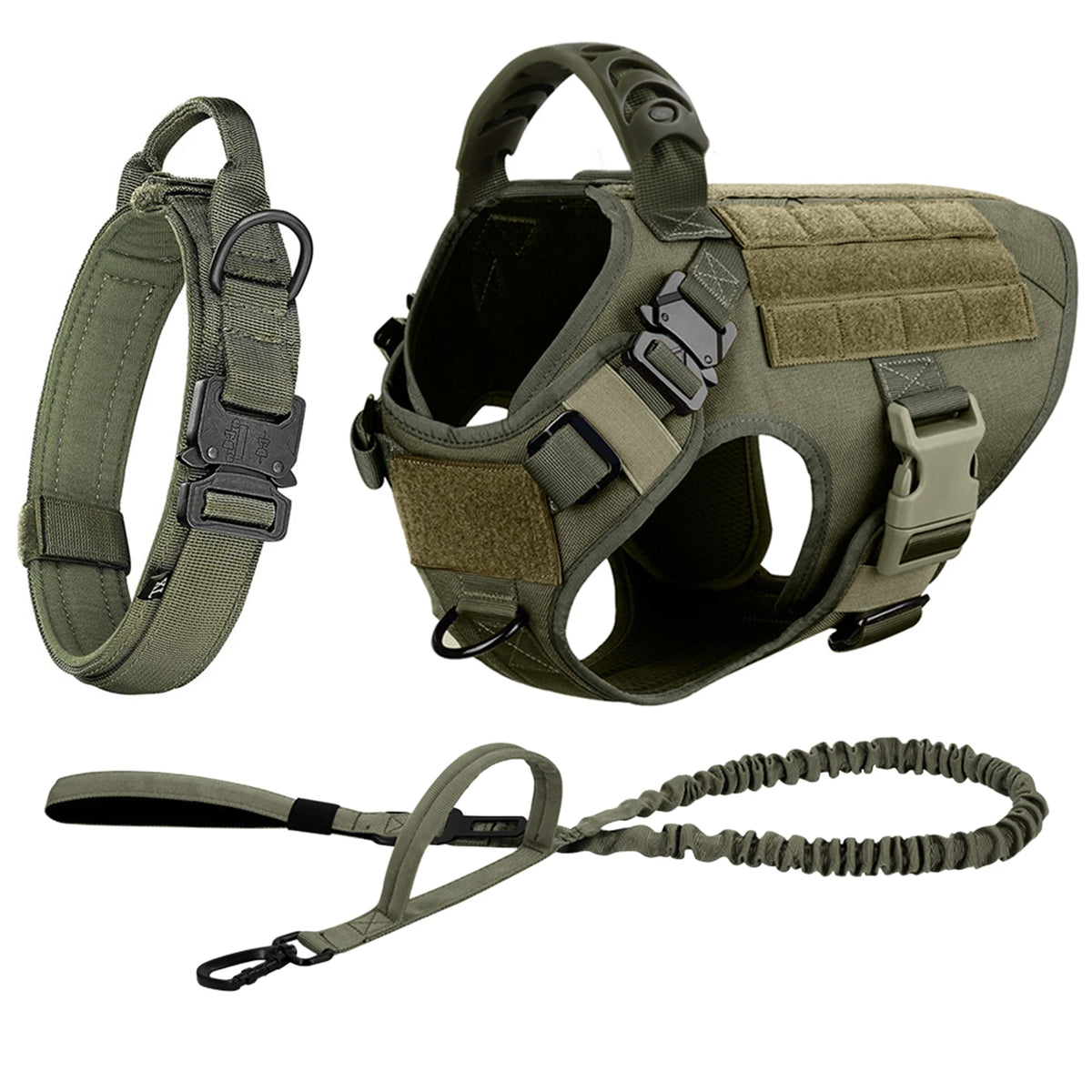 Petavel Padded Nylon Dog Harness And Leash Set