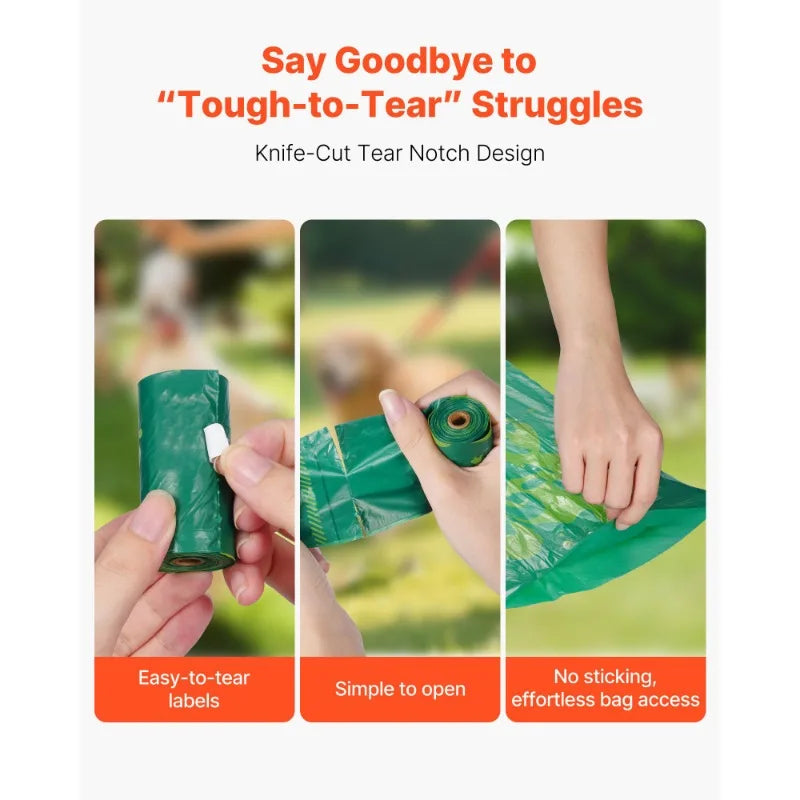 Biodegradable Pet Waste Bag Refill Rolls