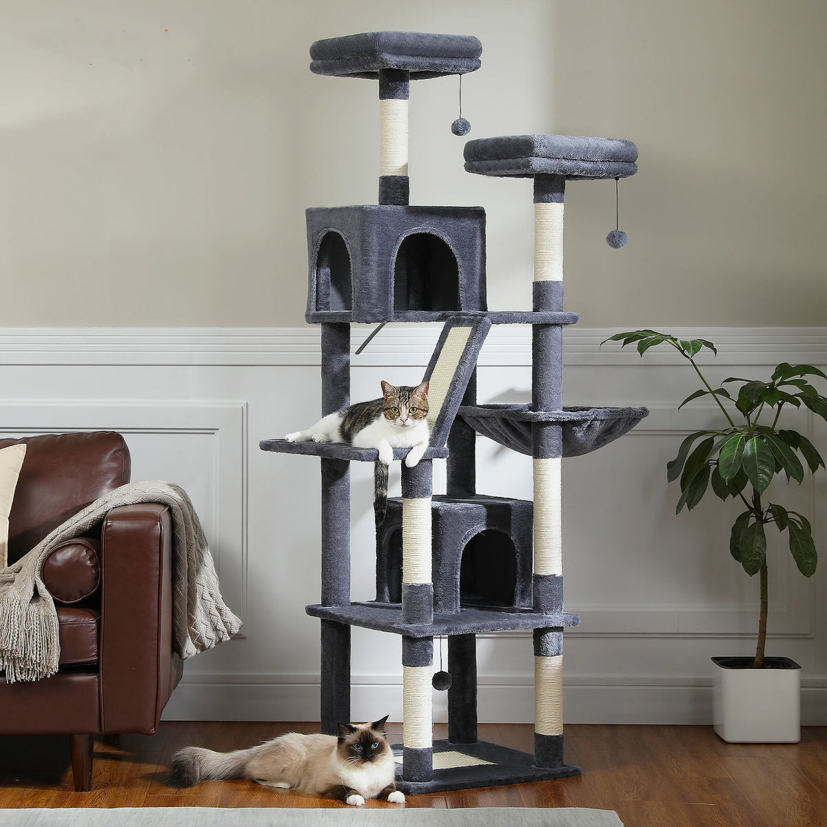 Pawz Road Multi Level Cat Tree With Scratching Posts