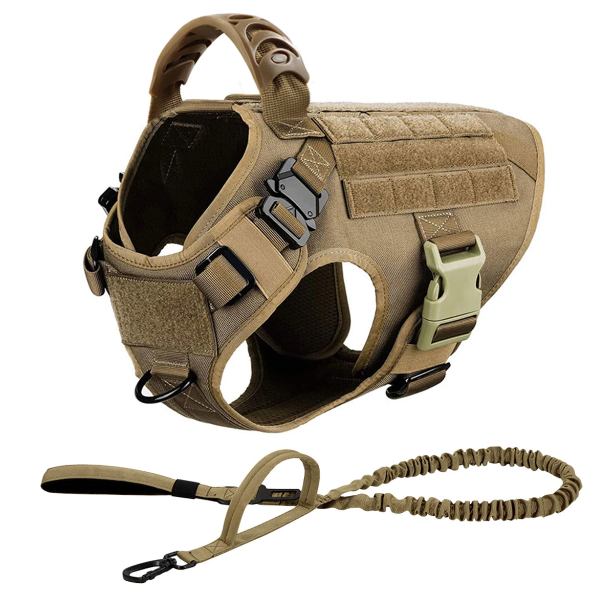 Petavel Padded Nylon Dog Harness And Leash Set