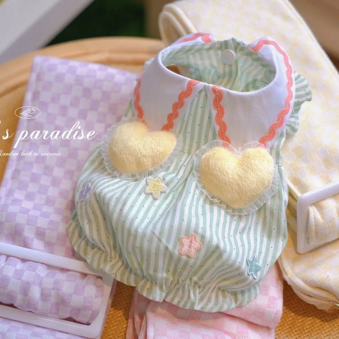 Bubble Princess Striped Dress For Dogs And Cats