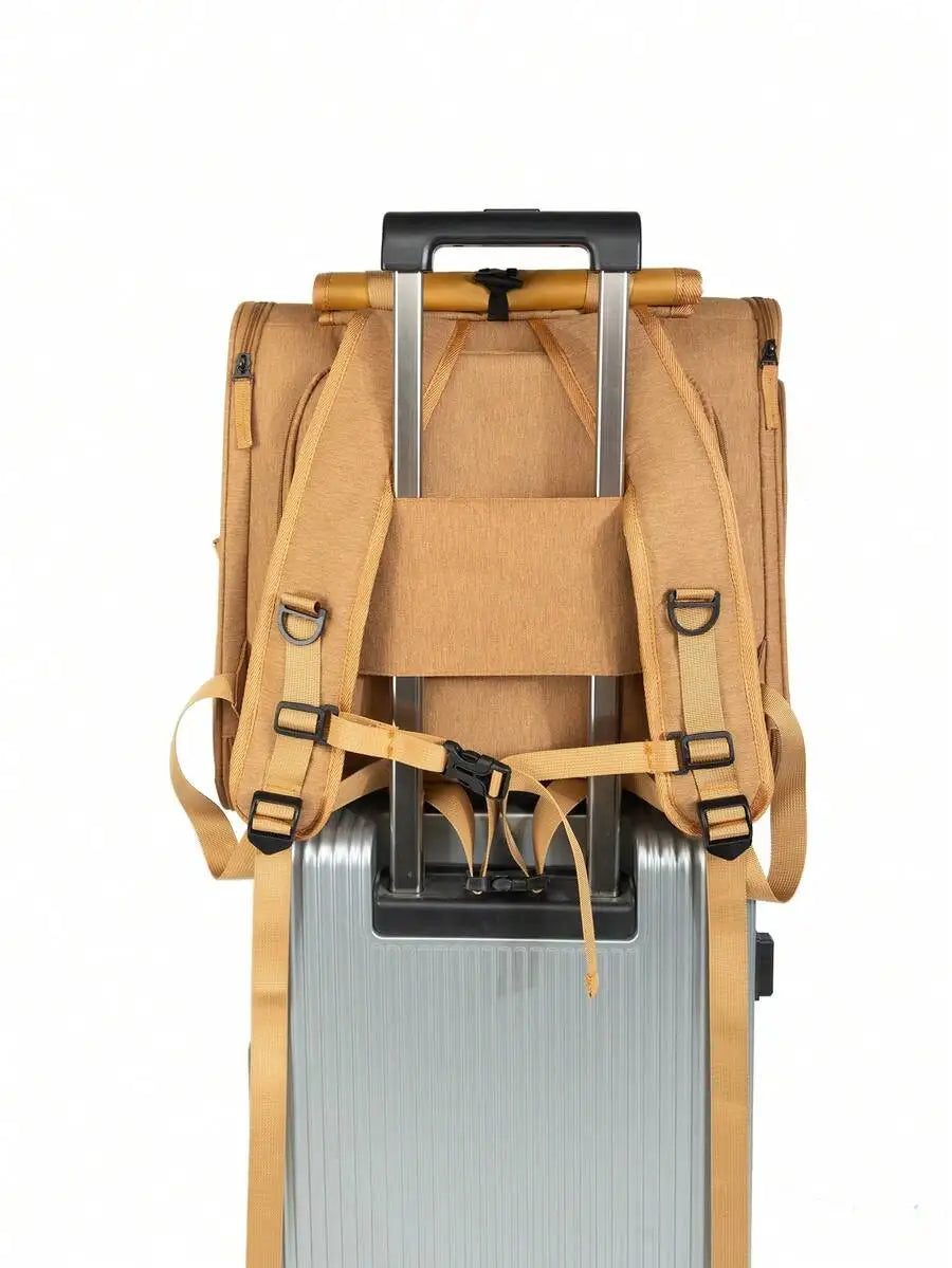 Portable Soft Sided Pet Carrier Backpack