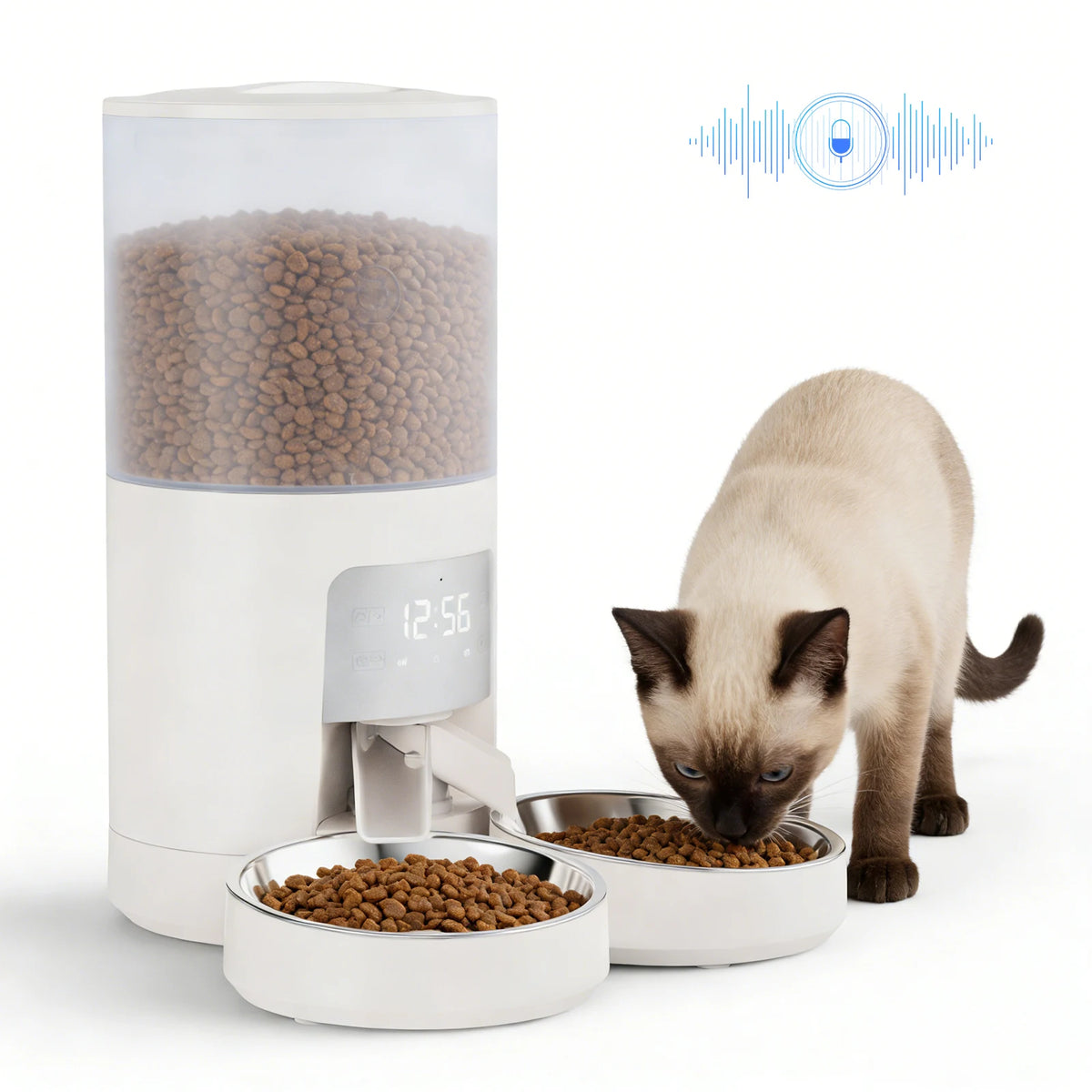 JHK Automatic Cat And Dog Food Dispenser With Timer