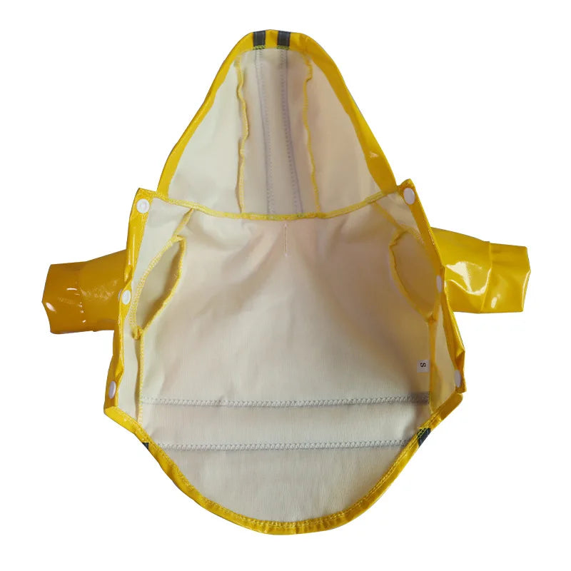 Waterproof PU Reflective Outdoor Pet Rain Jacket